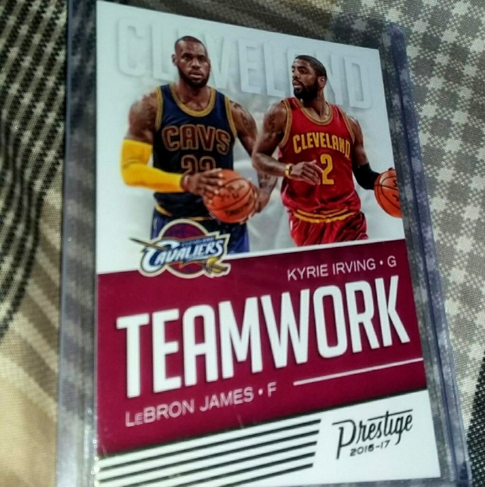 Lebron James & Kyrie Irving Teamwork Card